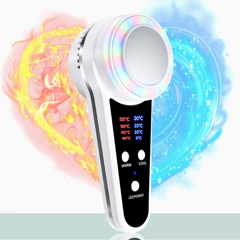 Cold Warm Hammer Facial Machine - Hot Cold Hammer Cryotherapy Face Care