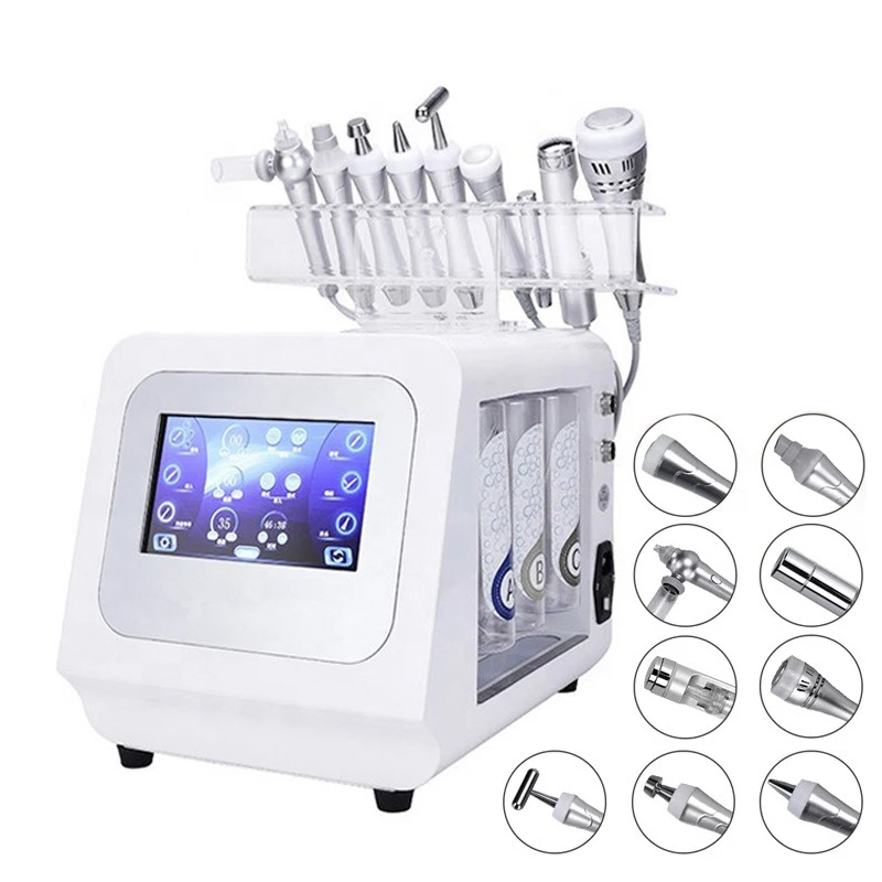 Hydra Dermabrasion Aqua Peel Machine - Portable 9 In 1 Hydra Oxygen