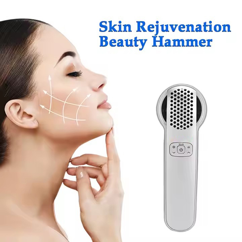 Cold Warm Hammer Facial Machine - Hot Cold Hammer Home Facial Massager