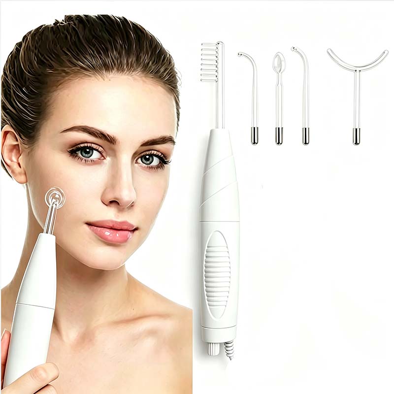 High Frequency Wand Facial Machine Neon - 5 In1 High Frequency Facial Wand
