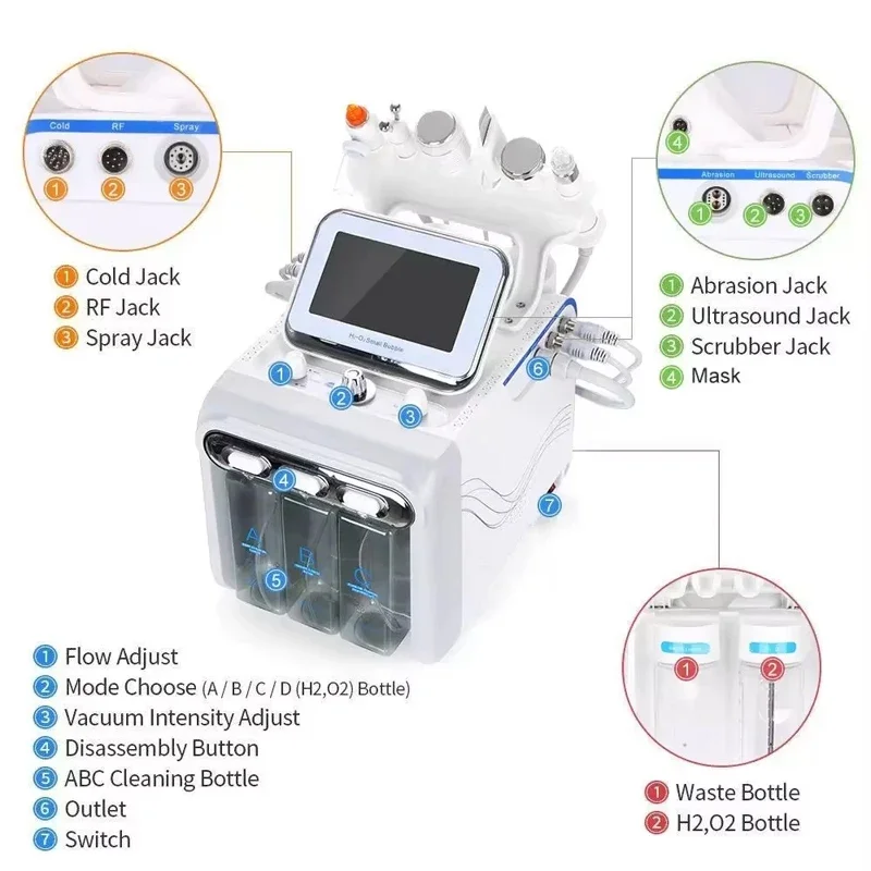 Hydro Facial Machine 7 In 1 - 7-in-1 Water Dermabrasion Machine Hydro Facial