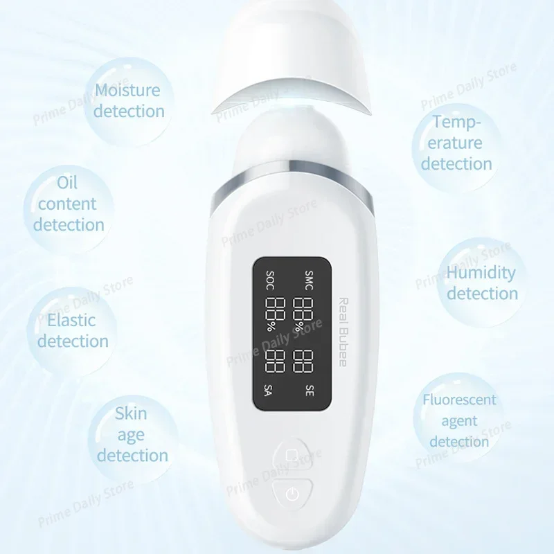 Skin Moisture Analyzer Digital Detector - Real Bubee Skin Analyzer Digital Display