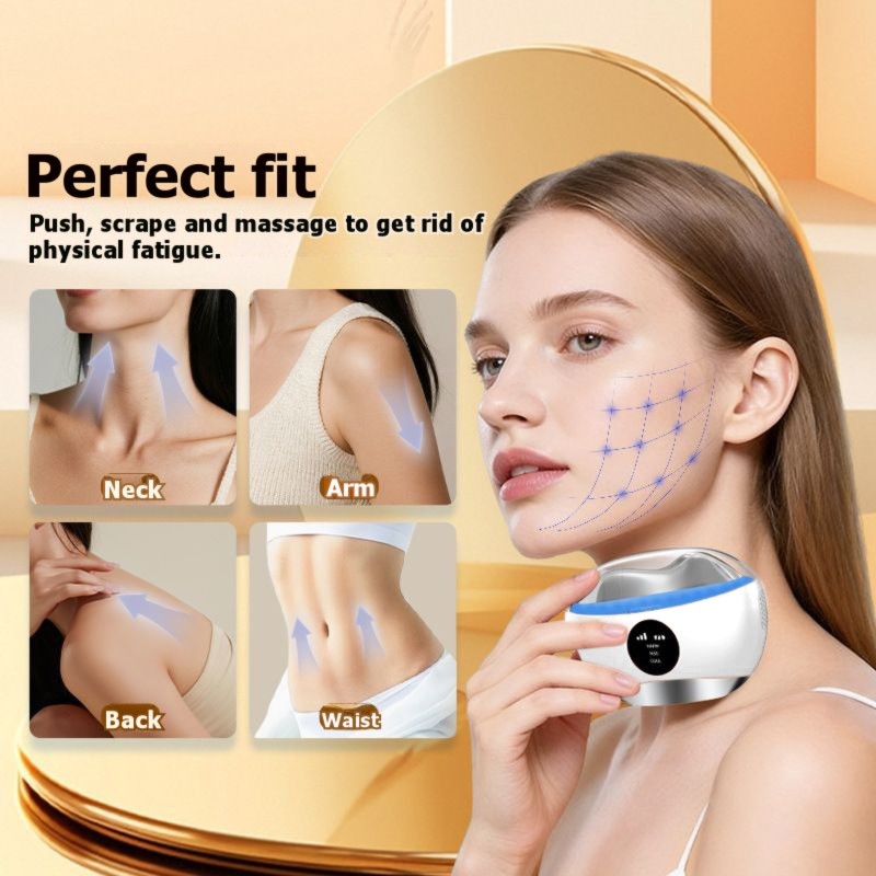 Microcurrent Face Massager Gua Sha - TAIGH-For Face& Neck Lifting Gua Sha
