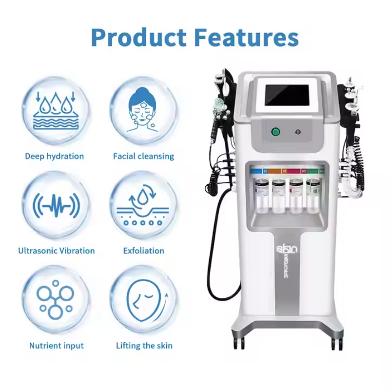 New 12 In 1 Hydro Dermabrasion - Hydra Dermabrasion Aqua Peel Machine 评论和价格