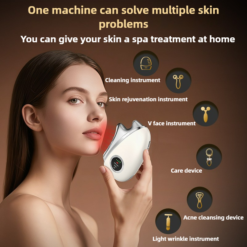 Portable Electric Gua Sha Devi - Microcurrent Face Massager Gua Sha 评论和价格