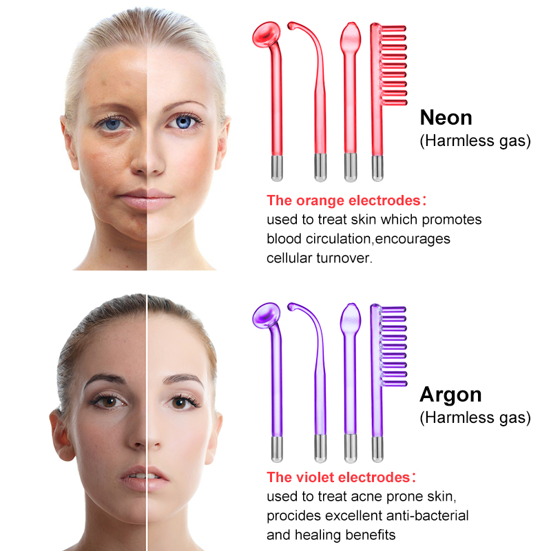 Apparatus High Frequency Facia - High Frequency Wand Facial Machine Neon 评论和价格