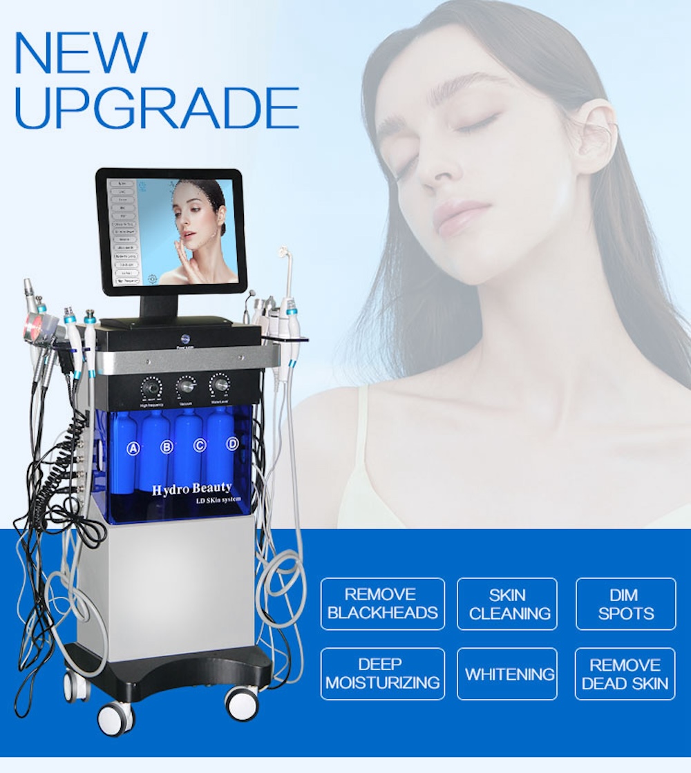 14in1 Multi Dermabrasion Facia - Hydra Dermabrasion Aqua Peel Machine 评论和价格