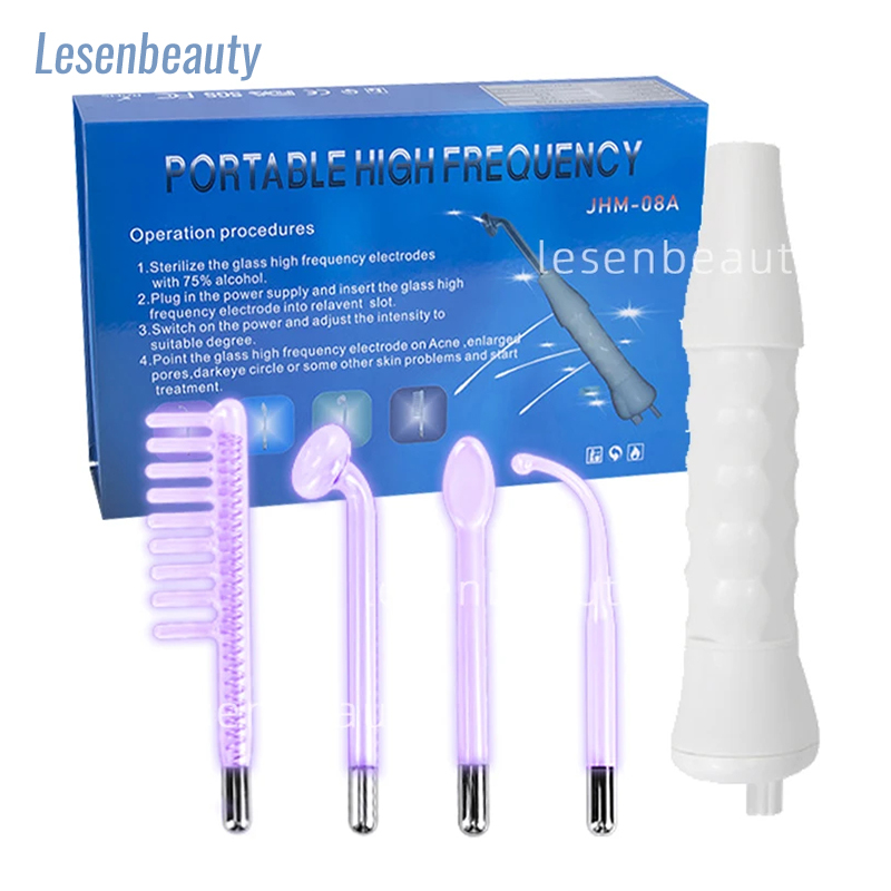4in1 High Frequency Electrode  - High Frequency Wand Facial Machine Neon 评论和价格