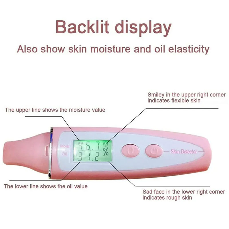 Skin Sensor Analyzer Skin Oil  - Skin Moisture Analyzer Digital Detector 评论和价格