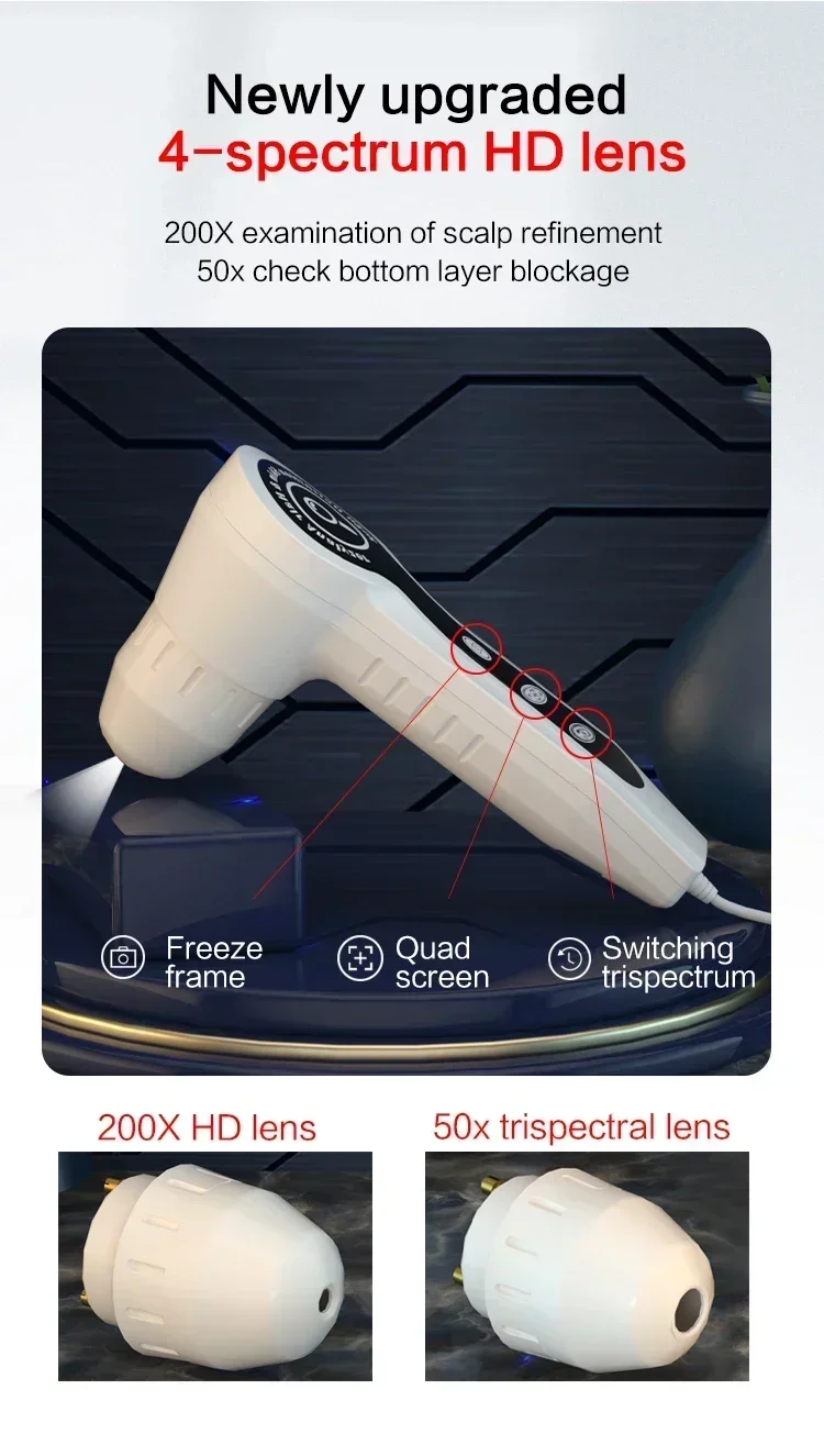 2025 HD Digital Skin Analyzer  - Skin Moisture Analyzer Digital Detector 评论和价格
