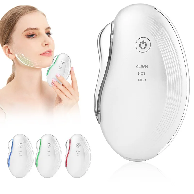 LED Microcurrent Face Gua Sha  - Microcurrent Face Massager Gua Sha 评论和价格