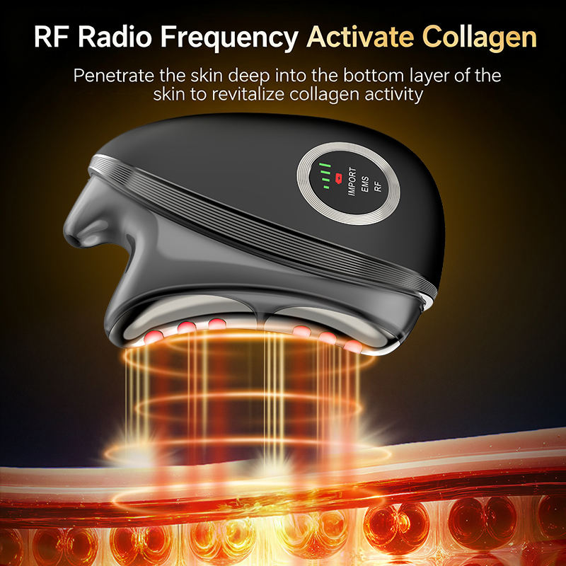 Upgraded Facial and Body Massa - Microcurrent Face Massager Gua Sha 评论和价格