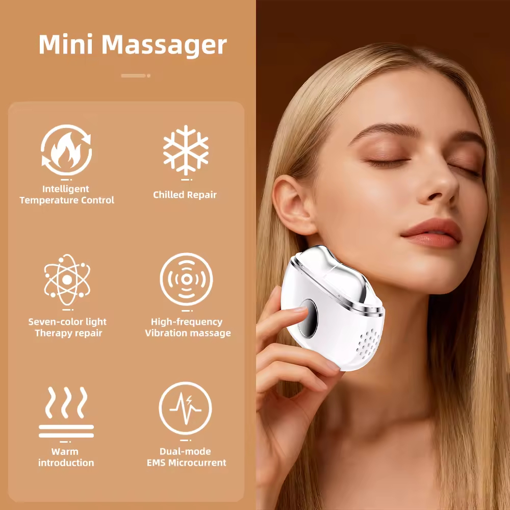 7Color Electric Gua Sha Facial - Microcurrent Face Massager Gua Sha 评论和价格