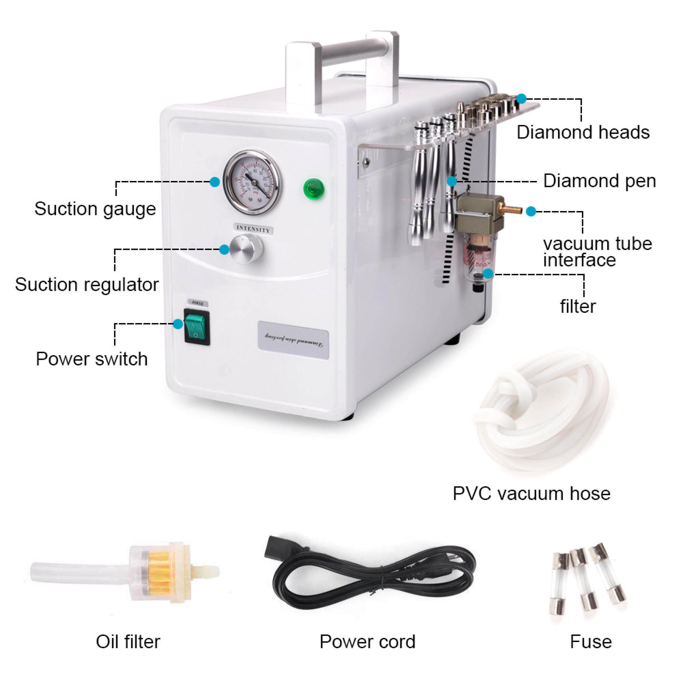 Portable Skin Microdermabrasio - Diamond Microdermabrasion Machine 3 In 1 评论和价格