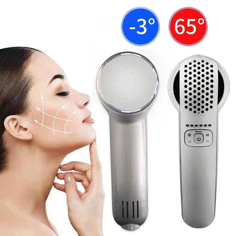 Portable Home Use Skin Care Ho - Cold Warm Hammer Facial Machine 评论和价格