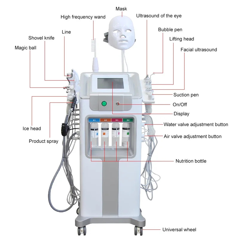 10/12 in 1 Hydra Dermabrasion  - Hydra Dermabrasion Aqua Peel Machine 评论和价格