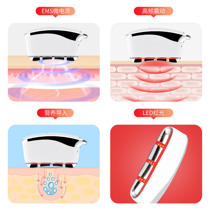Facial Massage Introduction De - Microcurrent Face Massager Gua Sha 评论和价格