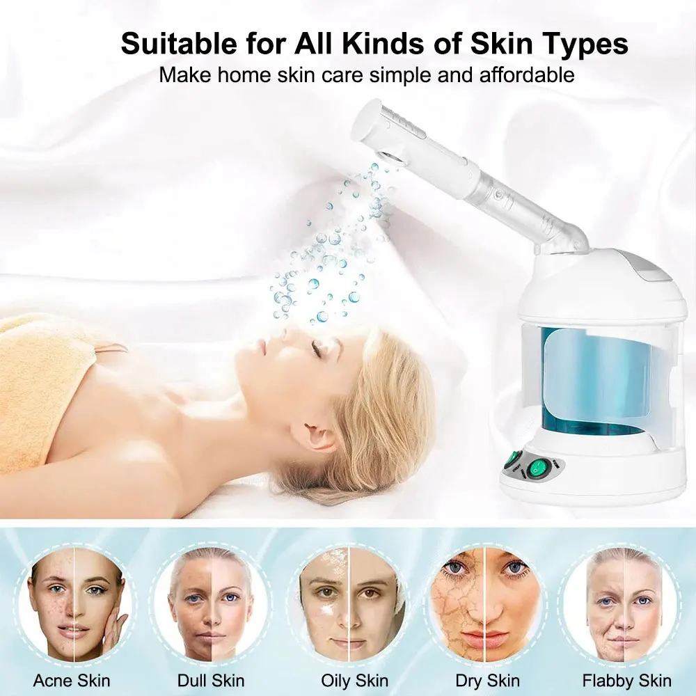 Desktop Nano Face Steamer Deep - Facial Steamer Nano Ionic Hot Mist 评论和价格