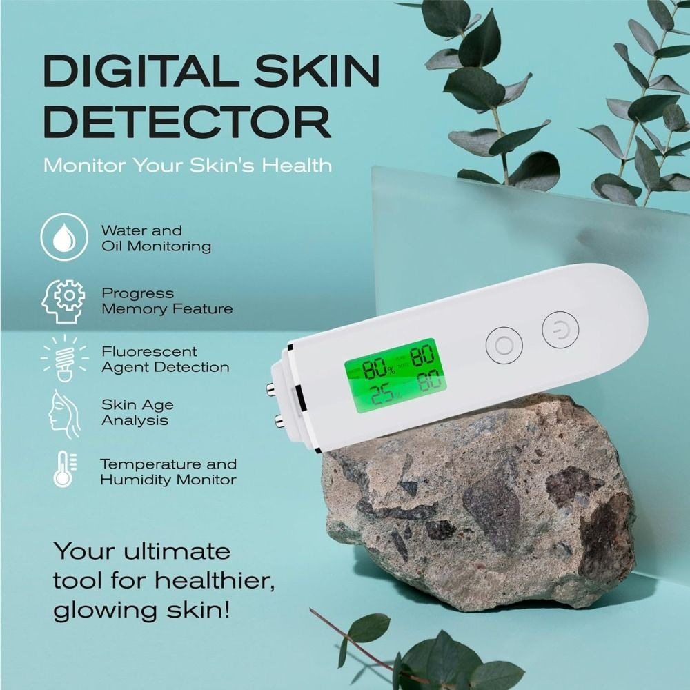 Portable Skin Analyzer Recharg - Skin Moisture Analyzer Digital Detector 评论和价格
