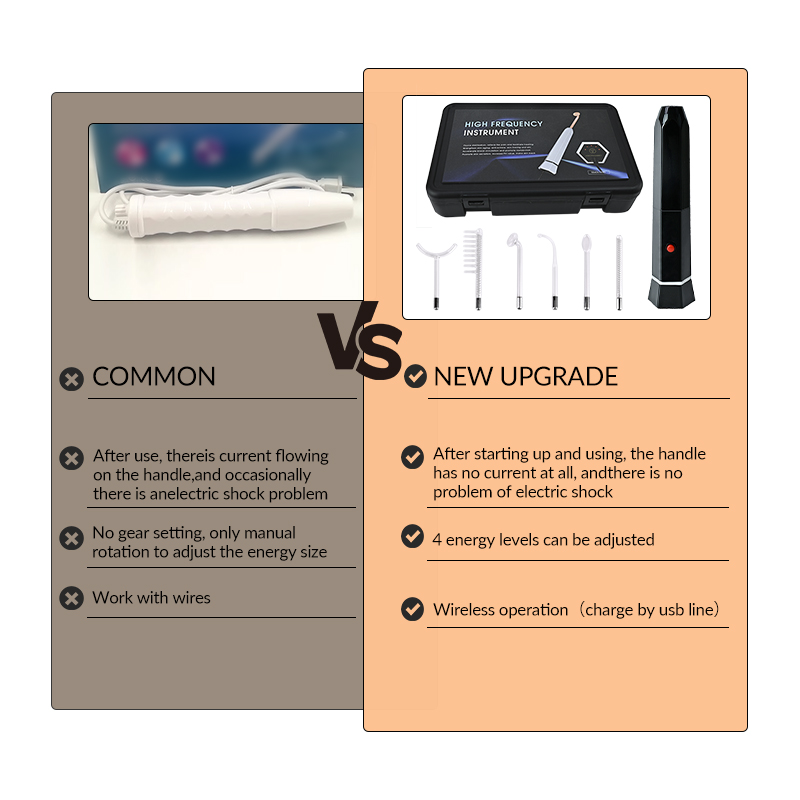 Darsonval Portable High Freque - High Frequency Wand Facial Machine Neon 评论和价格