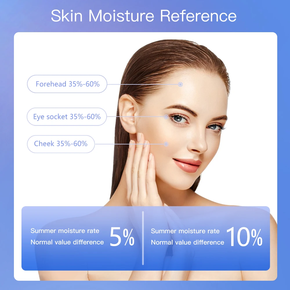 Portable Rechargeable Skin Ana - Skin Moisture Analyzer Digital Detector 评论和价格
