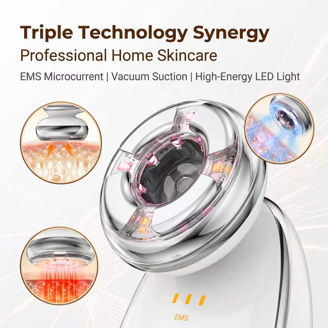 3 in 1 Facial Cupping Vacuum S - Microcurrent Face Massager Gua Sha 评论和价格