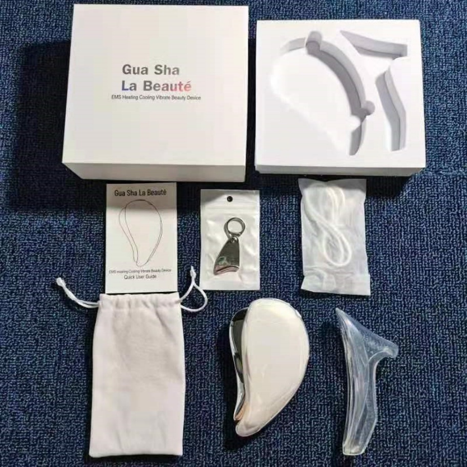 EMS Microcurrent LED Face Mass - Microcurrent Face Massager Gua Sha 评论和价格