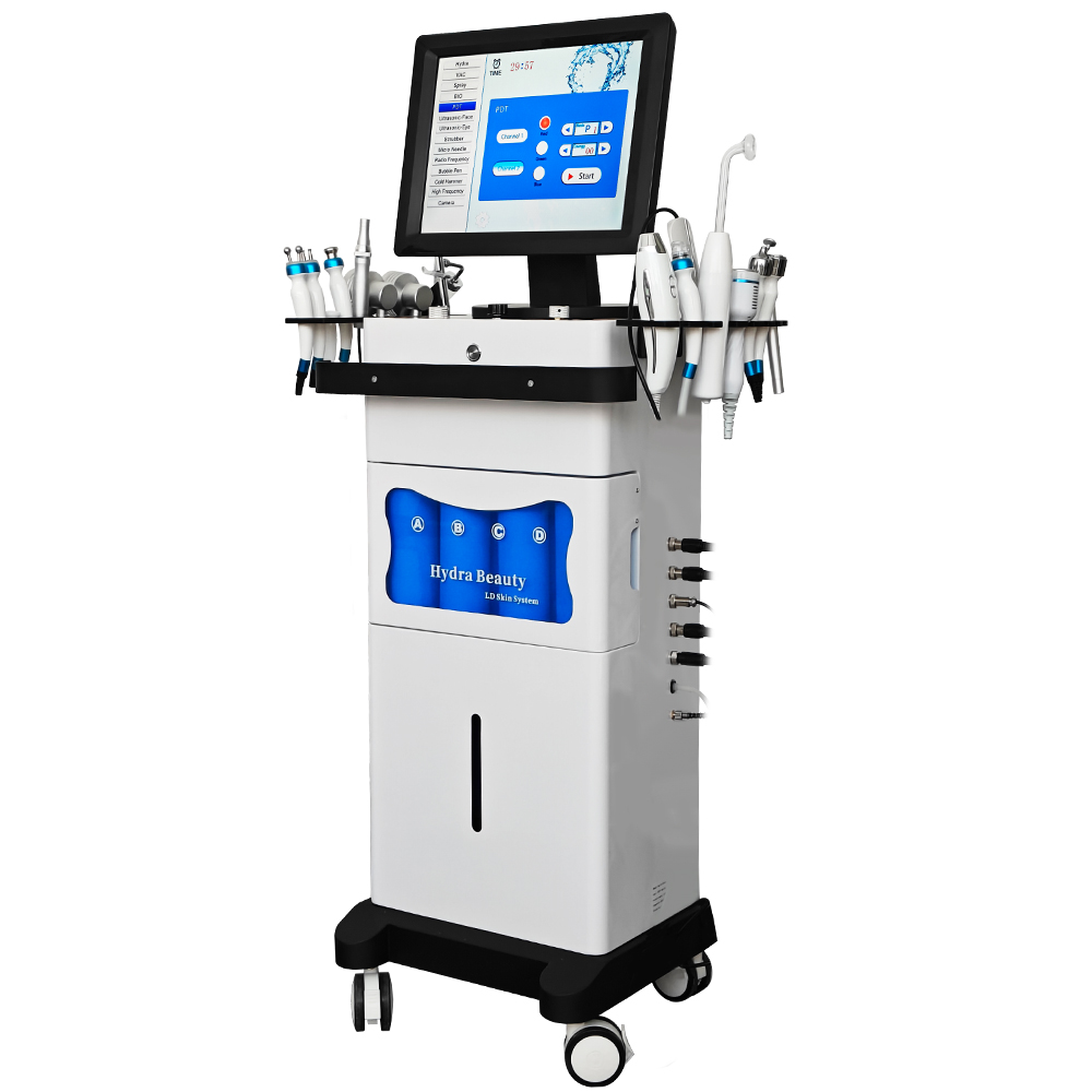 2026 Stand 15 in 1 Skin Facial - Hydra Dermabrasion Aqua Peel Machine 评论和价格