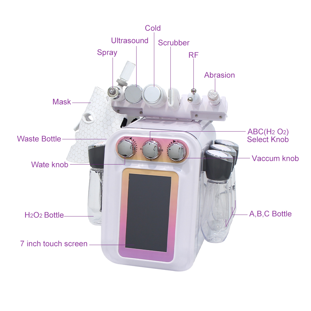 7 in 1 Hydrogen Oxygen Small B - Hydro Facial Machine 7 In 1 评论和价格