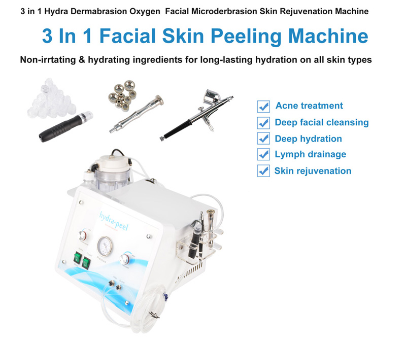 NEW Skin Peeling Oxygen Facial - Diamond Microdermabrasion Machine 3 In 1 评论和价格
