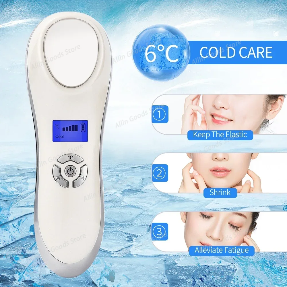 Hot Cold Beauty Instrument Ski - Cold Warm Hammer Facial Machine 评论和价格