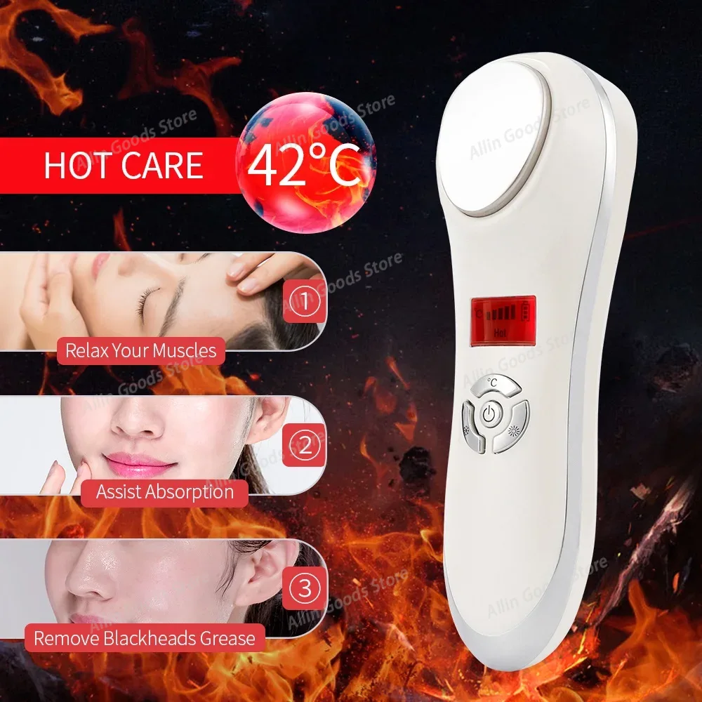 Hot Cold Beauty Instrument Ski - Cold Warm Hammer Facial Machine 评论和价格