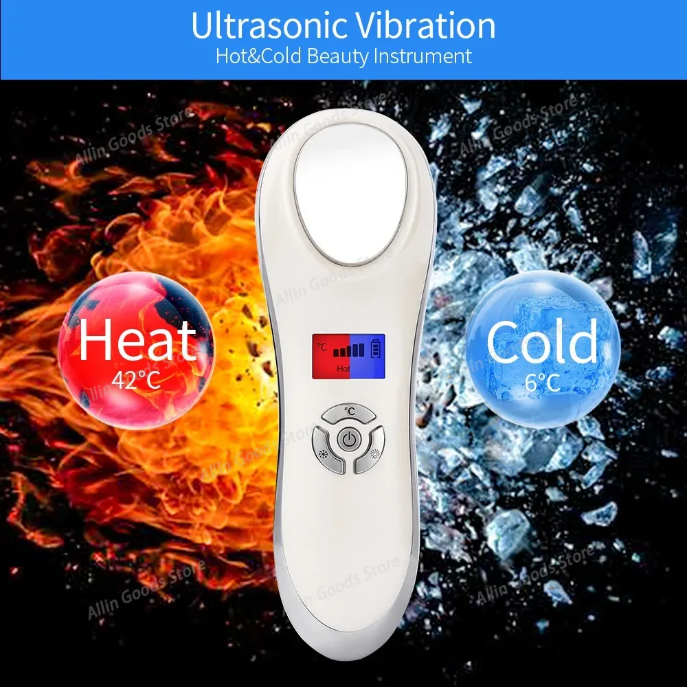 Hot Cold Beauty Instrument Ski - Cold Warm Hammer Facial Machine 评论和价格
